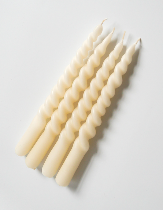 Twist Candle white