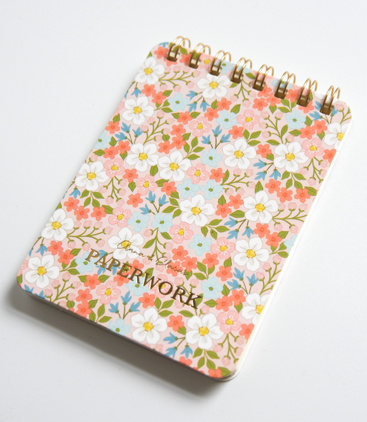 Mini Flower Notebook